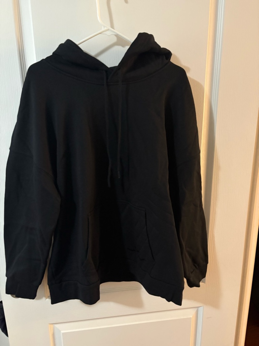 Lazypants Black Oversized Hoodie Pullover Size L/G
